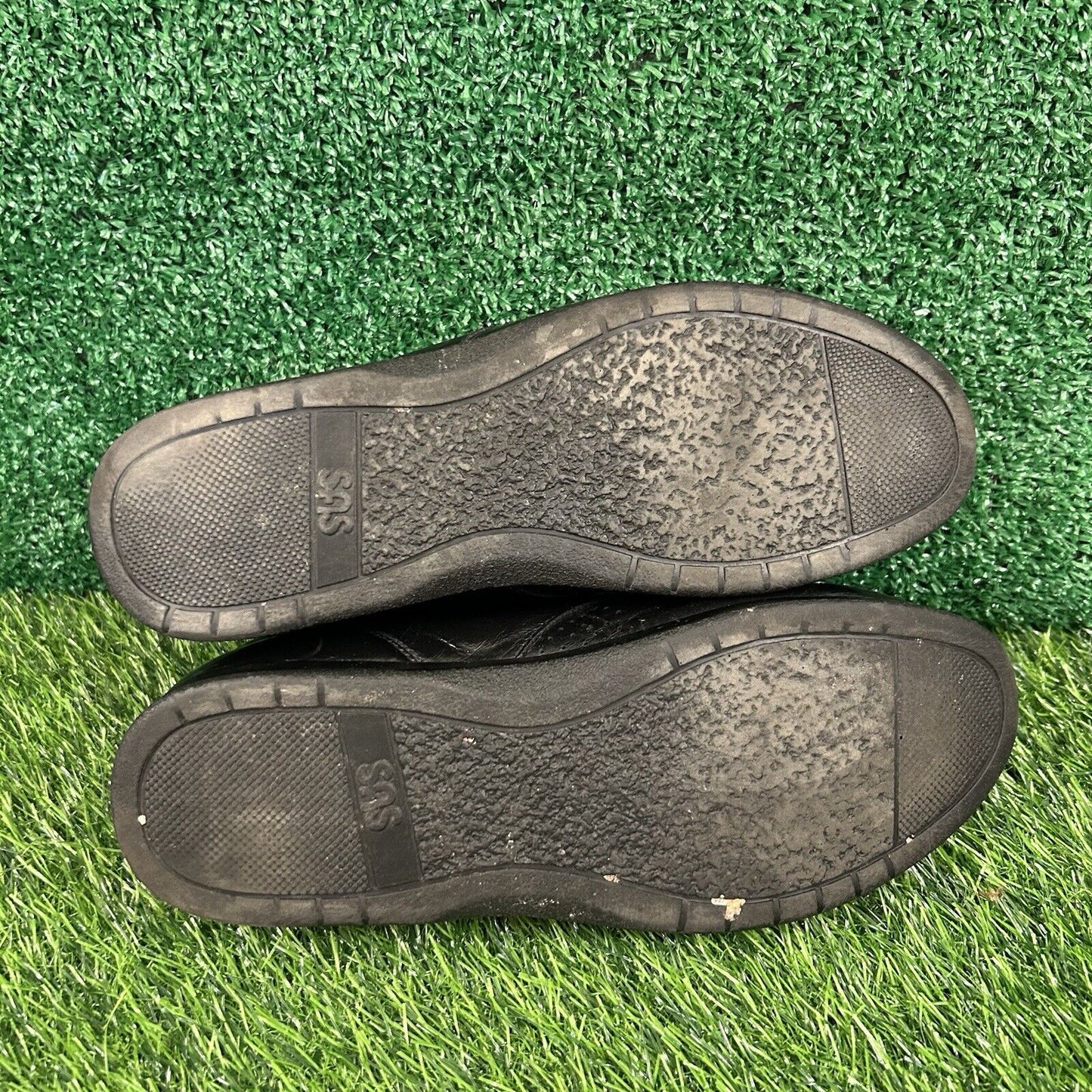 SAS Free Time Womens 9 Black Leather Shoes Sneaker Athletic Walking Comfort