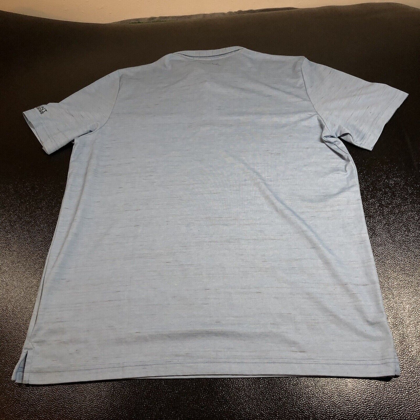 Travis Mathew Shirt Mens XXL 2XL Blue Pocket Golf Athletic Pima Short Sleeve