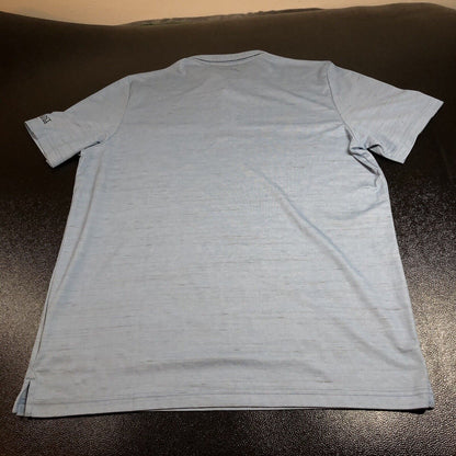 Travis Mathew Shirt Mens XXL 2XL Blue Pocket Golf Athletic Pima Short Sleeve