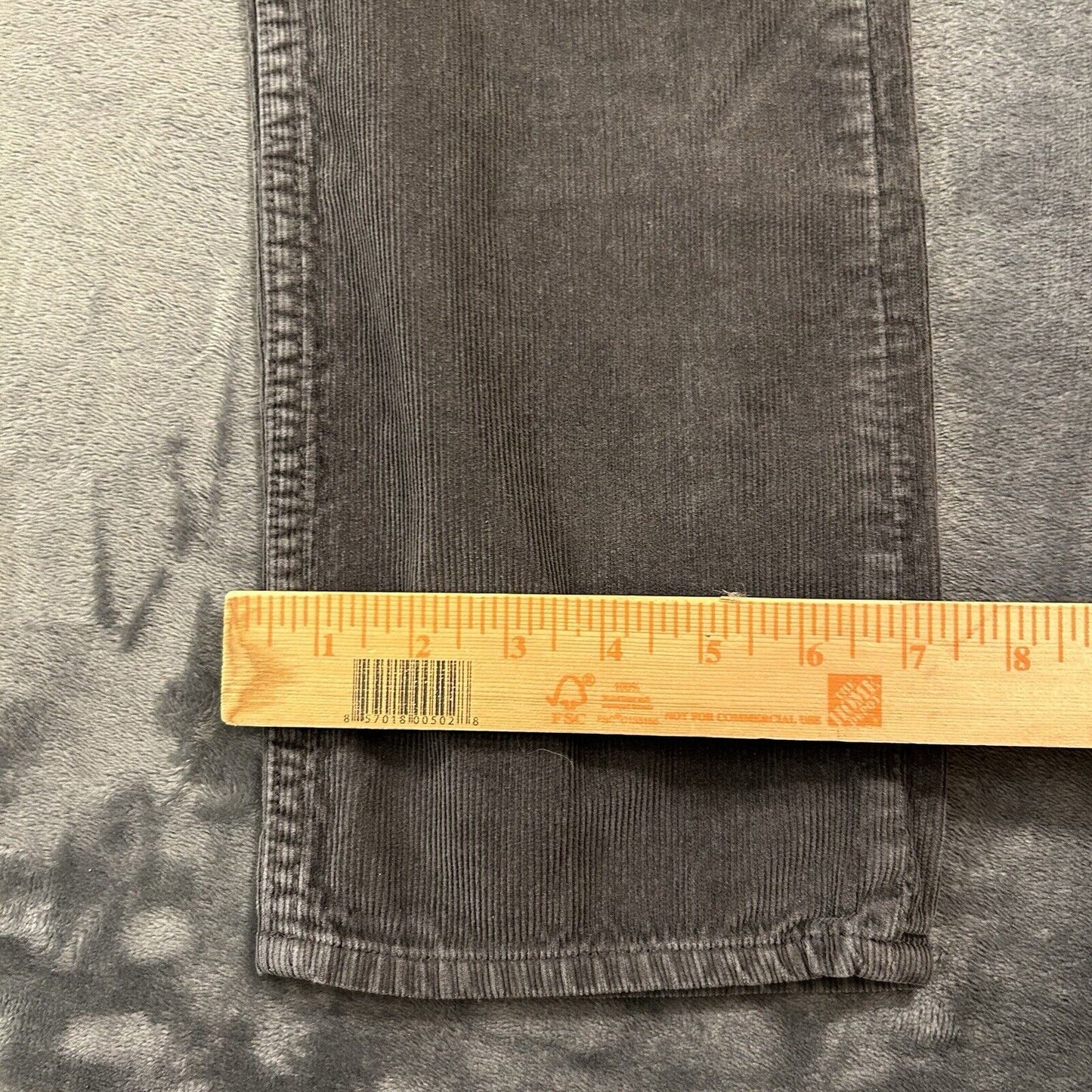 Banana Republic Corduroy Pants Mens 31x32" Gray Straight Fit Casual Work Pima