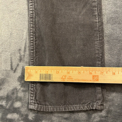 Banana Republic Corduroy Pants Mens 31x32" Gray Straight Fit Casual Work Pima