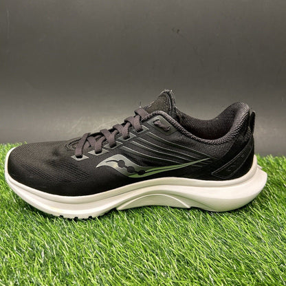 Saucony Kinavara 12 Womens 6.4 Black White Shoes Sneakers Athletic Running Gym