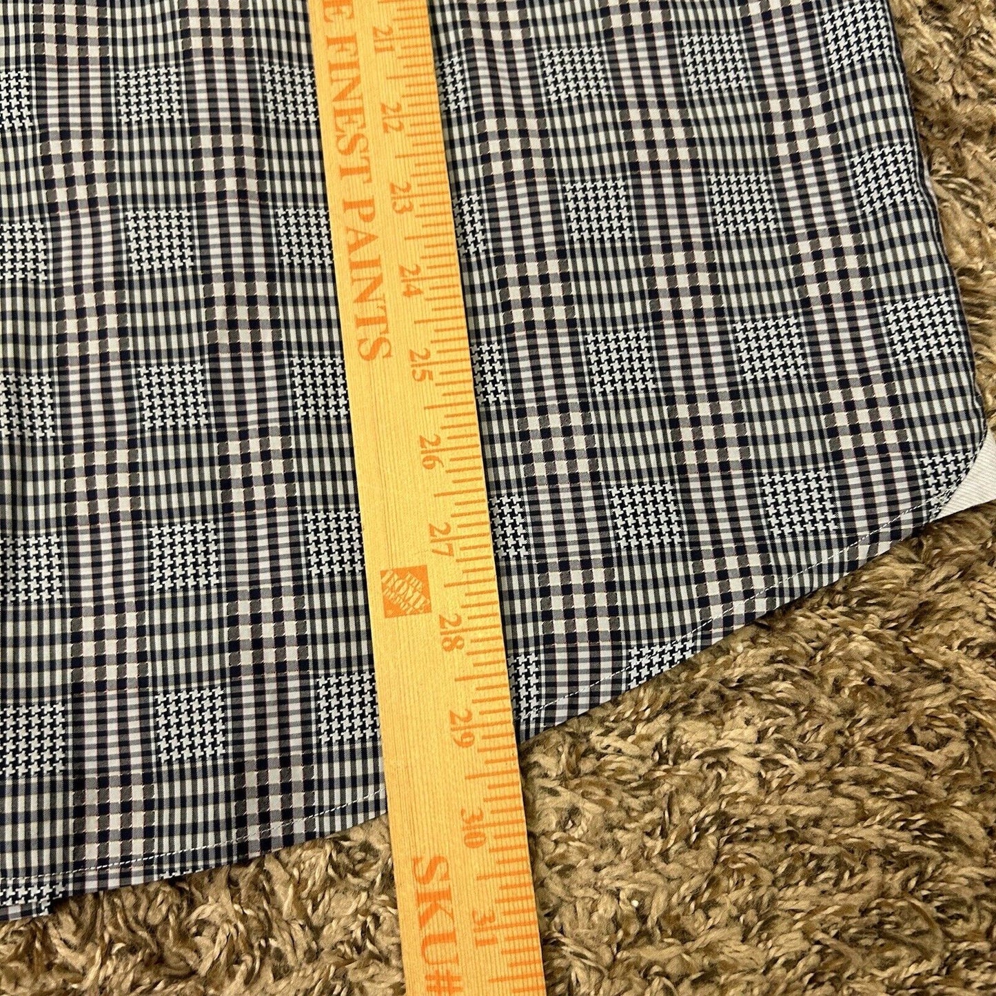 Tommy Bahama Button Up Shirt Mens Large Blue White Plaid Island Modern Fit