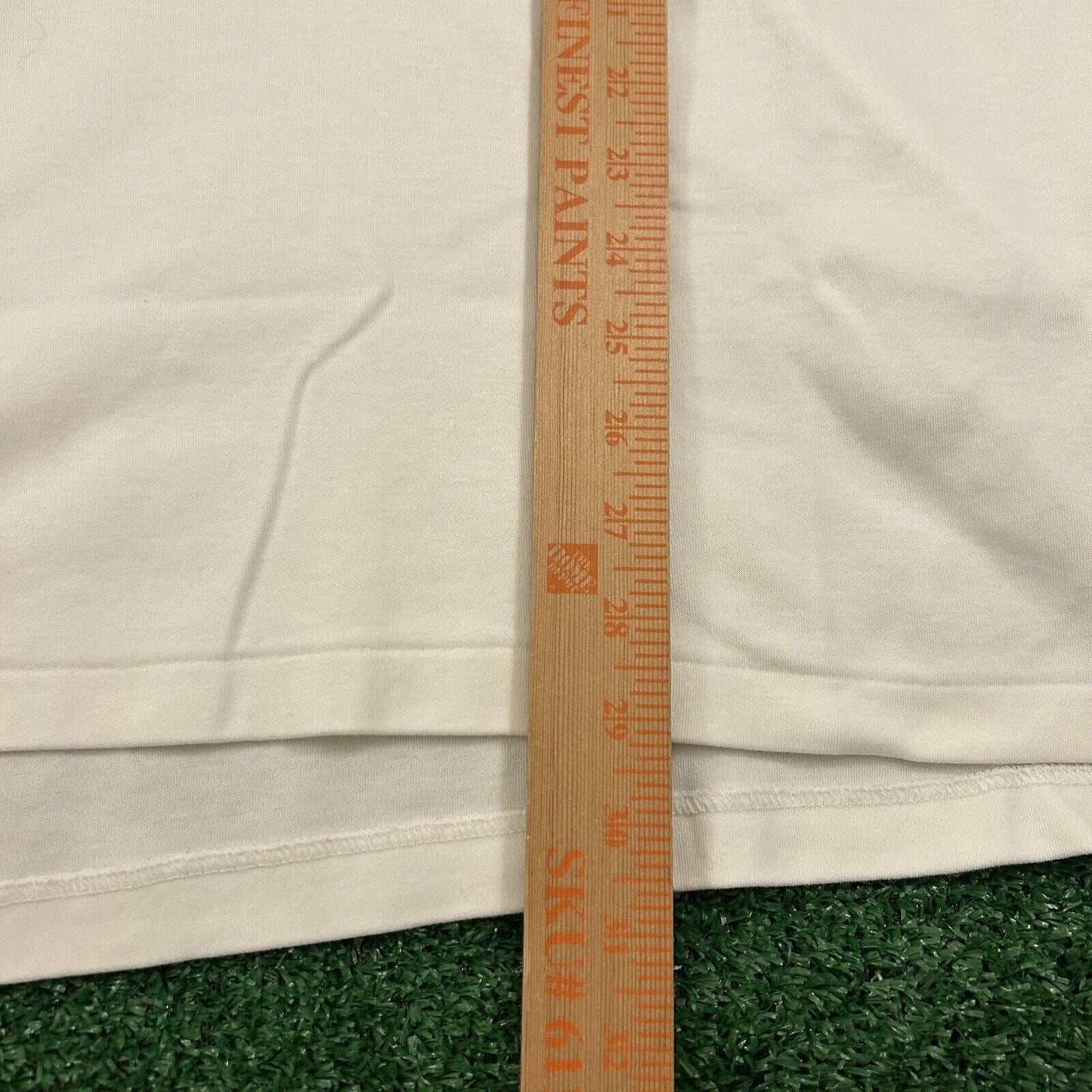 Polo Ralph Lauren Polo Shirt Mens Large White Navy Short Sleeve Golf Work Pony