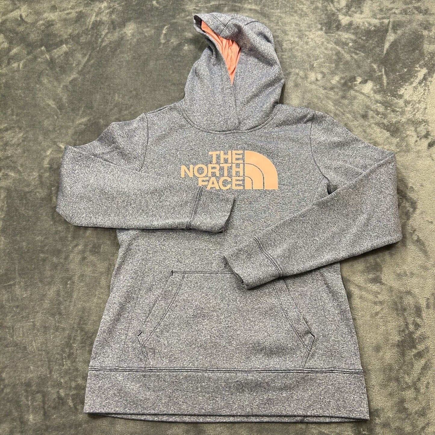 The North Face Sweater Womens Medium Purple Pink Pullover Sweatshirt Hooded