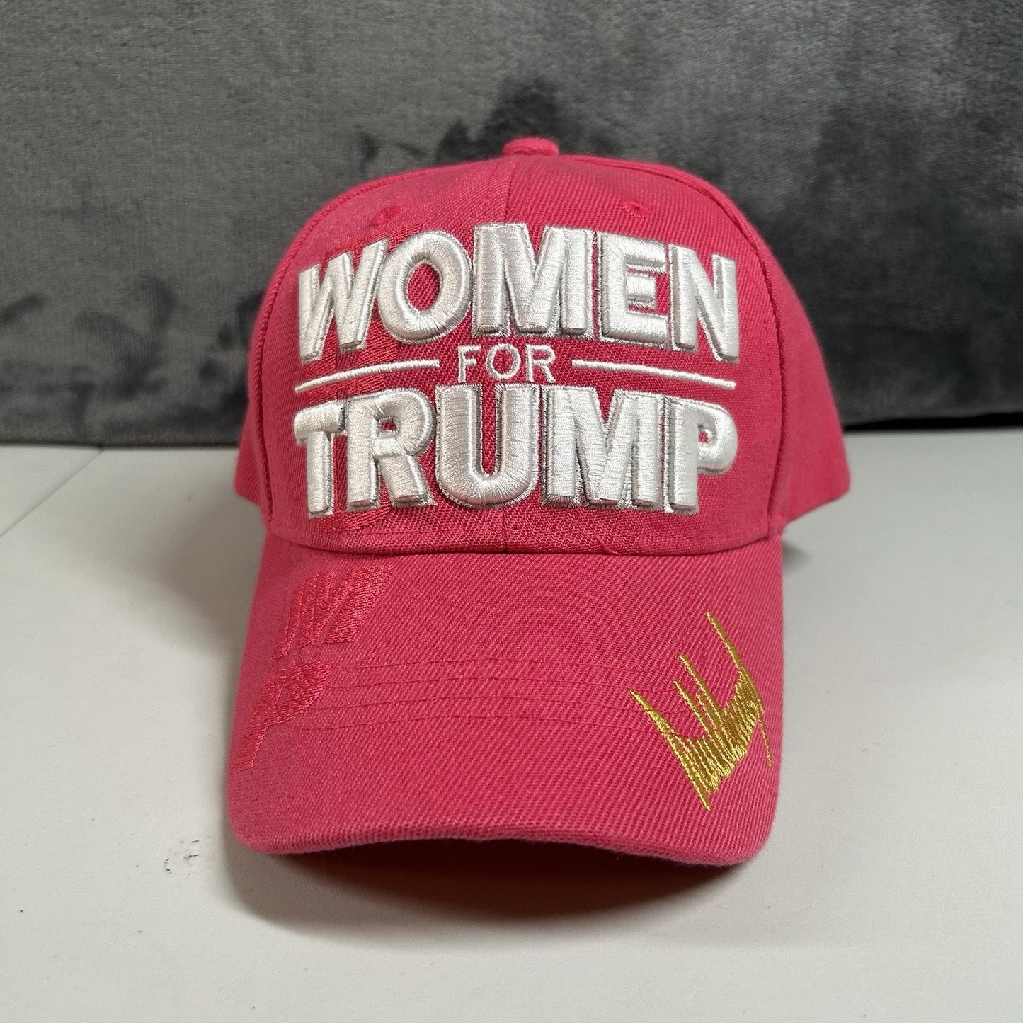 Women for Trump Baseball Hat Cap Womens Strap Back Hot PInk Usa Adjustable
