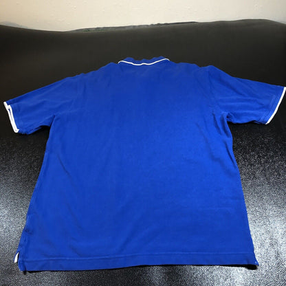 Nike Duke Blue Devils Polo Shirt Mens Medium Blue Short Sleeve Swoosh College