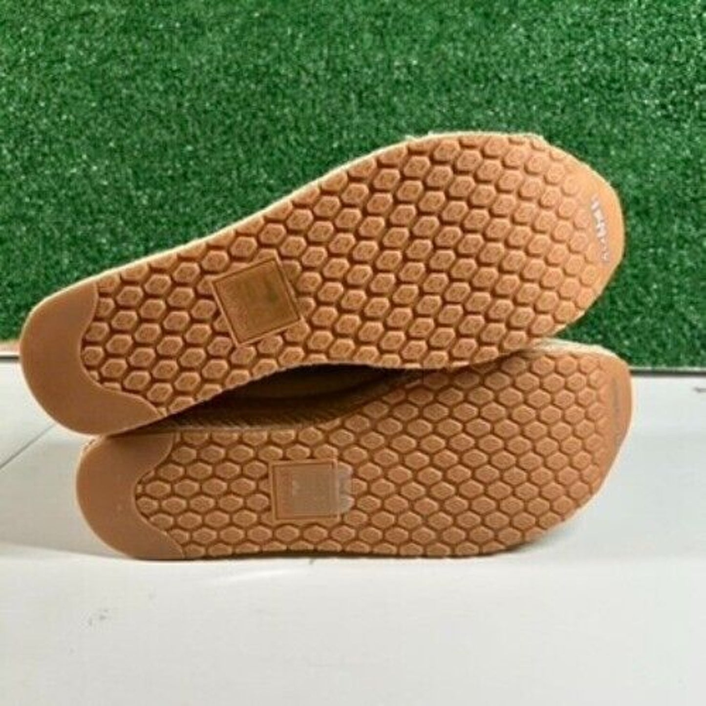 Dolce Vita Jhenee Espadrille Platform Sneaker Chain Slip On Shoes Beige Women 10