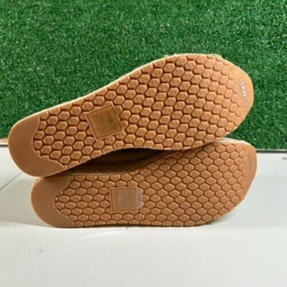 Dolce Vita Jhenee Espadrille Platform Sneaker Chain Slip On Shoes Beige Women 10