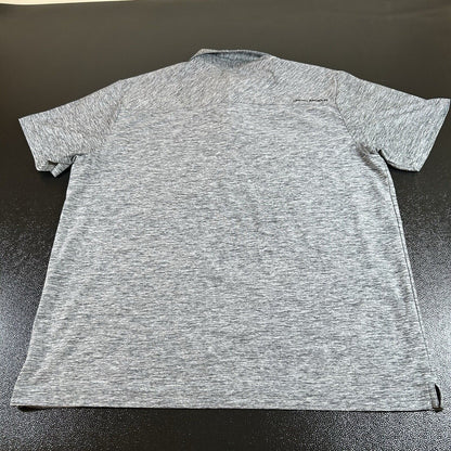 Under Armour Golf Polo Shirt Mens XXL 2XL Gray Athletic Heatgear Short Sleeve
