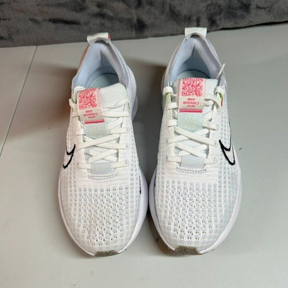 Nike Interact Run Running Shoes Lightweight Comfort Sneakers White Womens 6.5