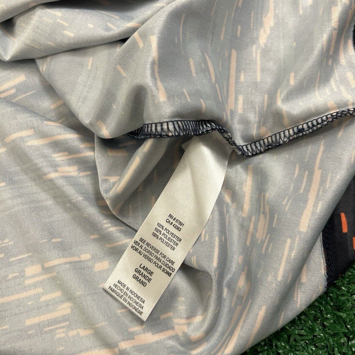 Chicago Bears Tank Top Mens Large Navy Gray Sleeveless Shirt Athletic New Era