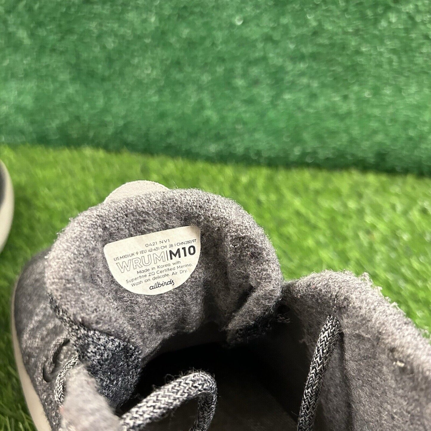 Allbirds Wool Runners Mizzle Mens 10 Gray Shoes Sneaker Athletic Running Mid