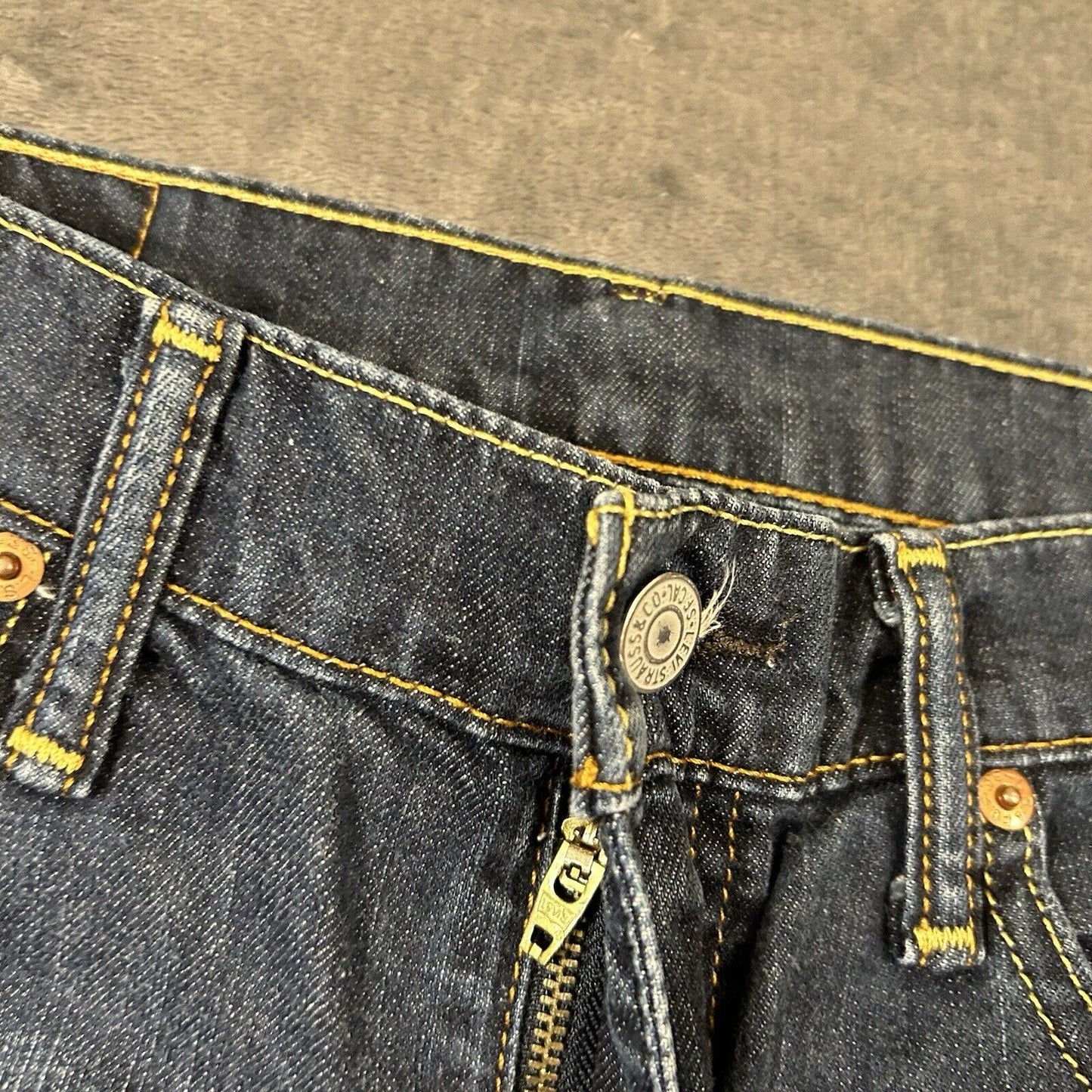 Levis 541 Jean Shorts Mens 30" Blue Denim Y2K Casual Outdoor Workwear Pockets