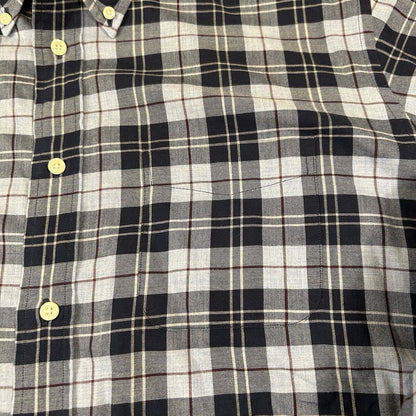 Brooks Brothers Regent Shirt Mens Extra Large Blue Plaid Button Up Long Sleeve