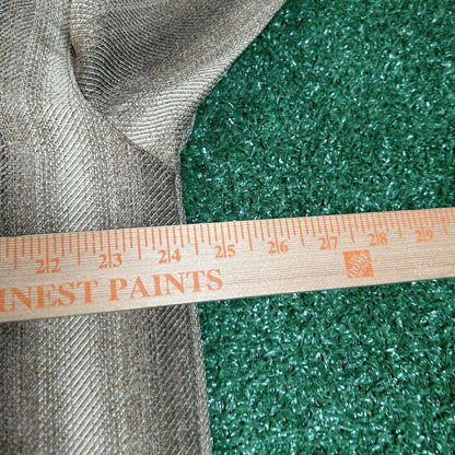 Montique Mens Button Down Brown Long Sleeve Polyester Dress Shirt Extra Large