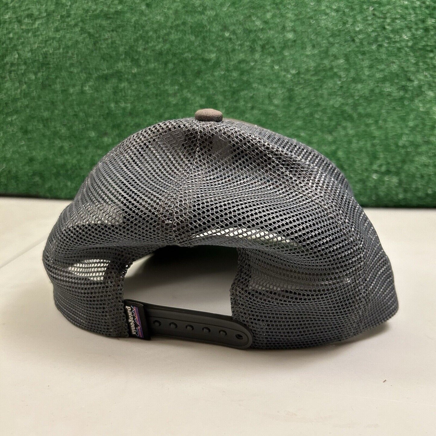 Patagonia Trucker Hat Cap Mens Snapback Gray Outdoor Meshback Adjustable Canvas