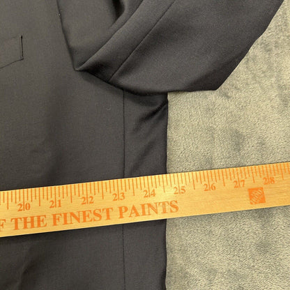 Lauren Ralph Lauren Blazer Suit Jacket Mens 48L Navy Wool Sport Coat Stretch