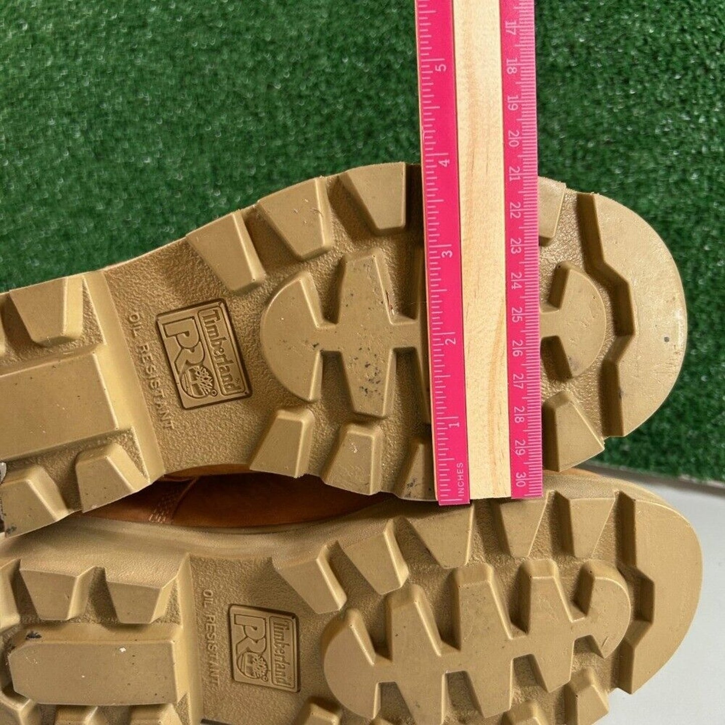 Timberland PRO Sawhorse Work Boot Composite Safety Toe Wheat Leather Kids Size 6