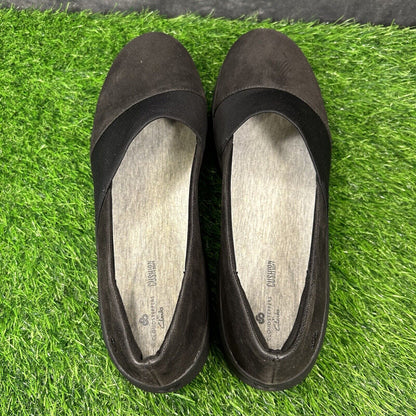 Clarks Sillian 2.0 Moon Womens 12 M Black Shoes Loafers Slip On Comfort Casual