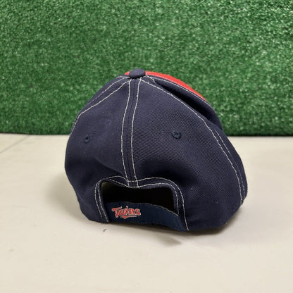 Minnesota Twins Hat Cap Mens Strapback Red Navy TC Logo MLB Baseball '47 Brand
