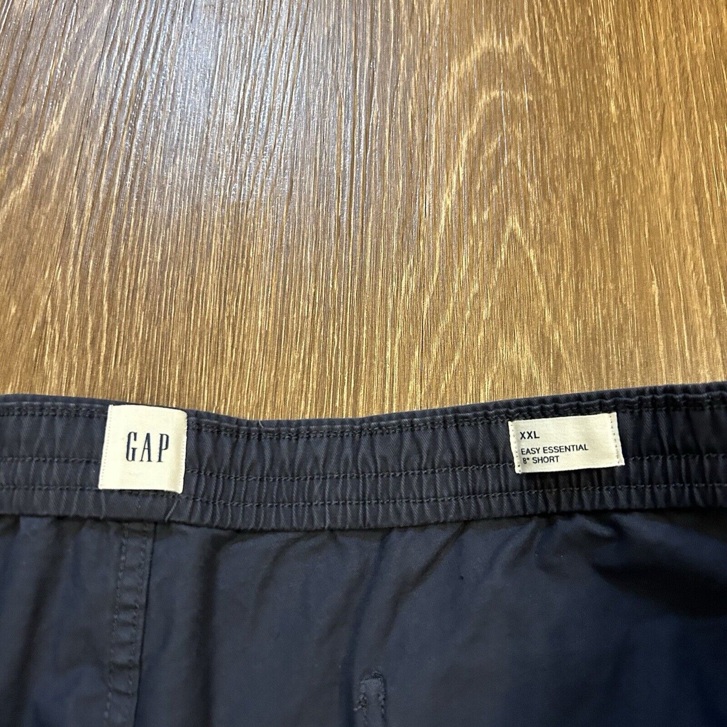 Gap Easy Essential Chino Shorts Mens XXL 2XL 42" Navy 8" Short Comfort NEW