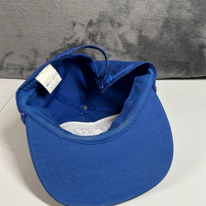 Vintage Glencoe Hat Cap Mens Strap Back Blue Rope Otto Cap Retro Adjustable