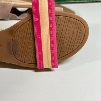 Alex Marie Sandals Womens 8.5 M Light Brown Espadrilles Casual Summer Strappy