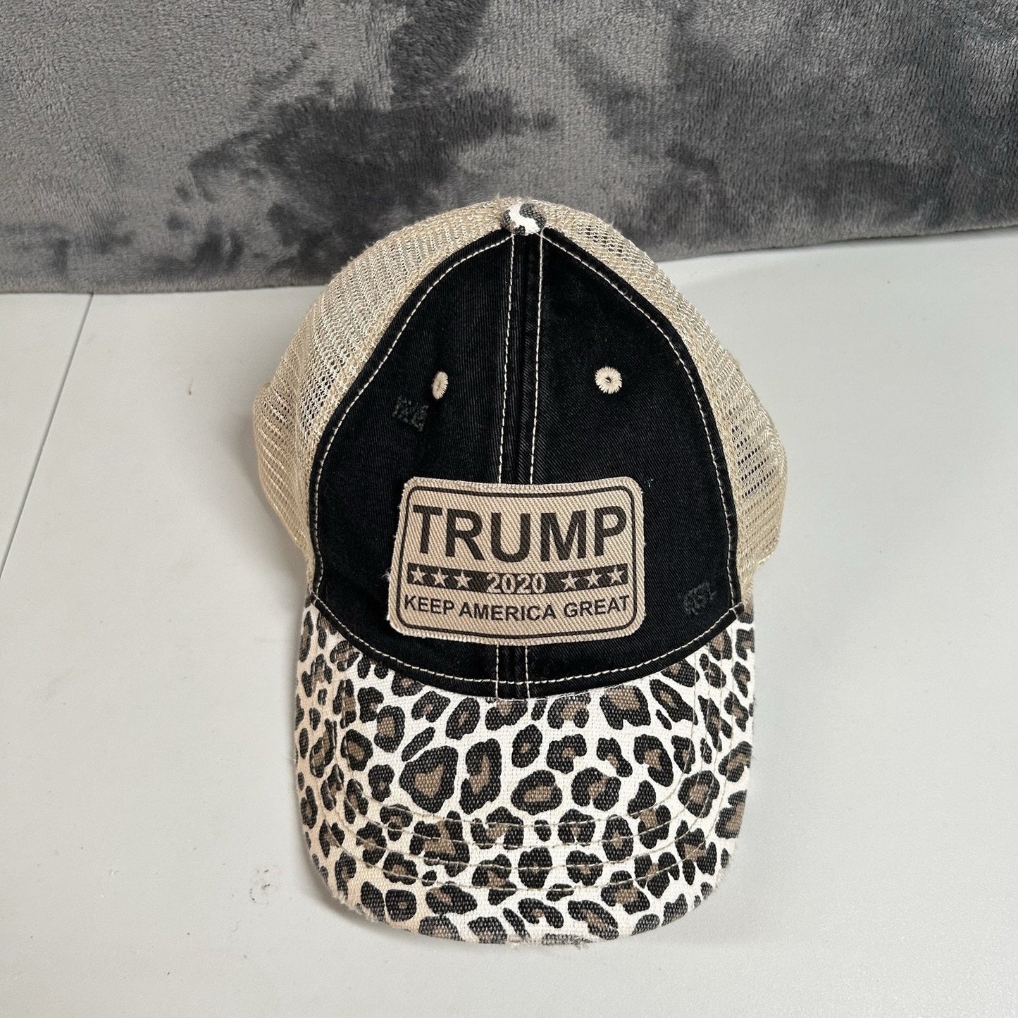 Trump Keep America Great Trucker Hat Cap Adult Black Brown Snapback Adjustable