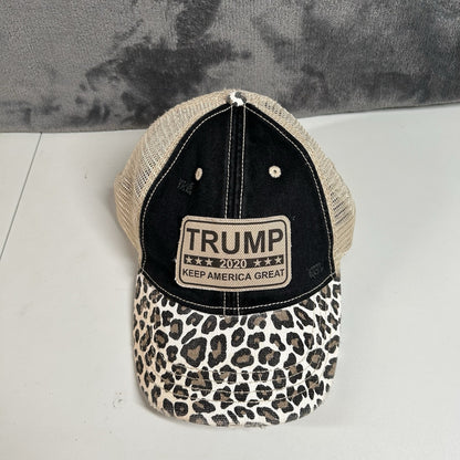 Trump Keep America Great Trucker Hat Cap Adult Black Brown Snapback Adjustable