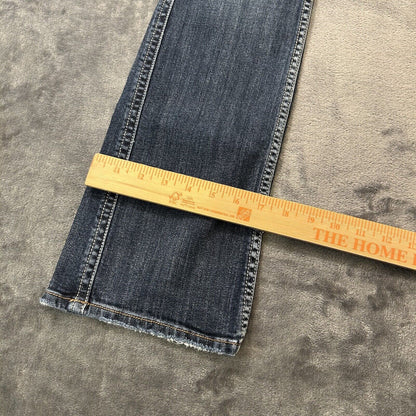 Silver Frances Jeans Womens 18 Blue 27x33" Blue Denim Pants Flare Stretch Casual