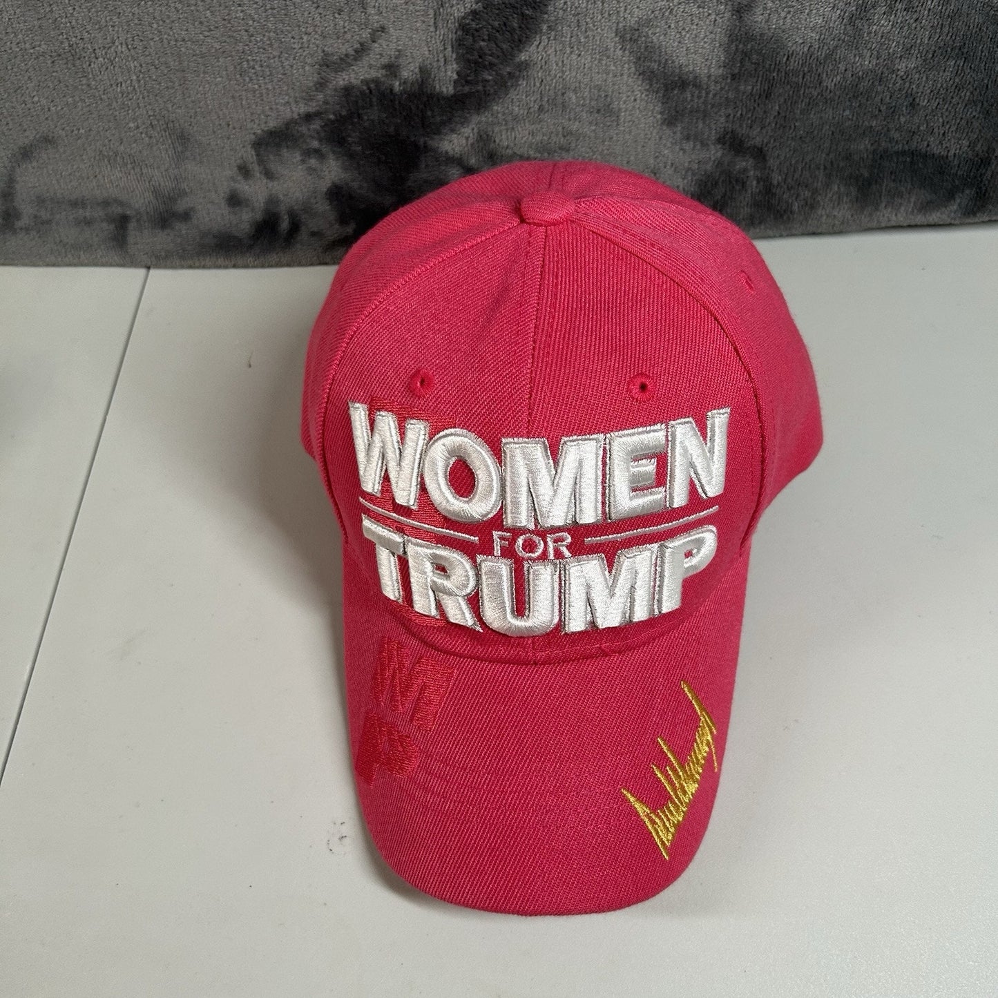 Women for Trump Baseball Hat Cap Womens Strap Back Hot PInk Usa Adjustable