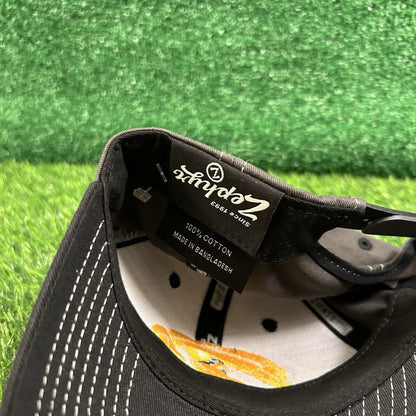 Iowa Hawkeyes Hat Cap Mens Black Gray Strapback College Zephyr Embroidered