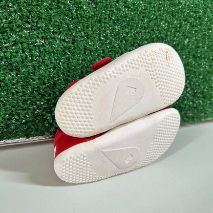 Bobux Soft Sole Shoes First Walker Leather Red Strap Toddler Shoes 3.5C / 20EU