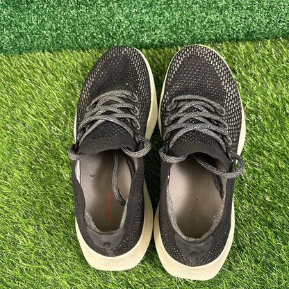 Allbirds Tree Dashers Women 10.5 Black Beige Shoes Sneaker Athletic Running