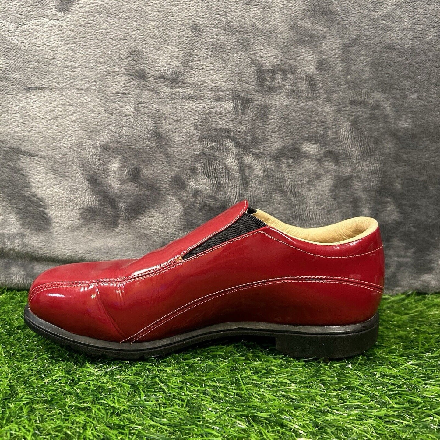 Nike Golf Verdana Last Womens 6 Red Leather Shoes Athletic Comfort Spikes Slip