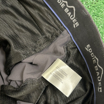 Eddie Bauer Cargo Shorts Mens 32 Gray Casual Outdoor Hiking Trail Nylon Stretch