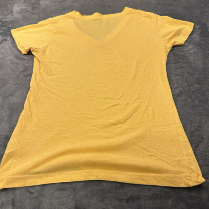 Iowa State Cyclones Shirt Womens Large Yellow/Gold Short Sleeve Rivalry Threads