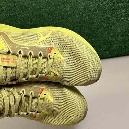 Nike Air Zoom Pegasus 40 Womens 8 Neon Volt Shoes Sneaker Athletic Running