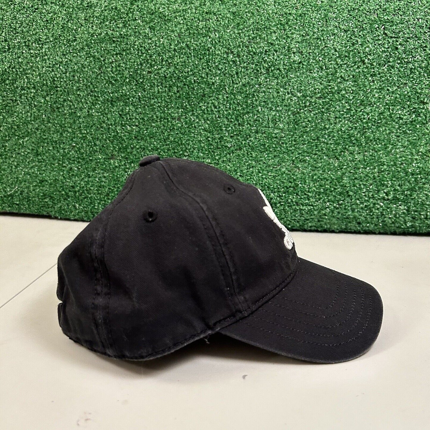 Adidas Originals Baseball Hat Cap Womens Strapback Black White Trefoil Casual