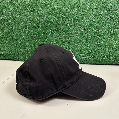 Adidas Originals Baseball Hat Cap Womens Strapback Black White Trefoil Casual