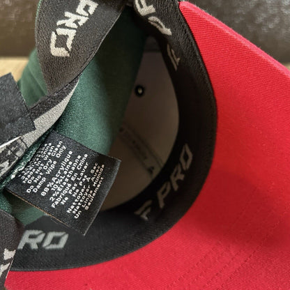 Minnesota Wild Hat Cap Men Small / Medium Green Red Stretch NHL Hockey Fanatics