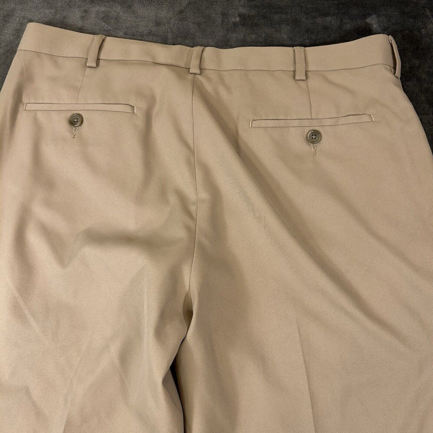 PGA Tour Dress Pants Mens 36x32" Brown Slacks Golf Work Stretch Athletic Pockets