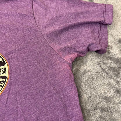 Motorcycle Rally Sturgis Shirt Mens Extra Large Purple Short Sleeve South Dakota