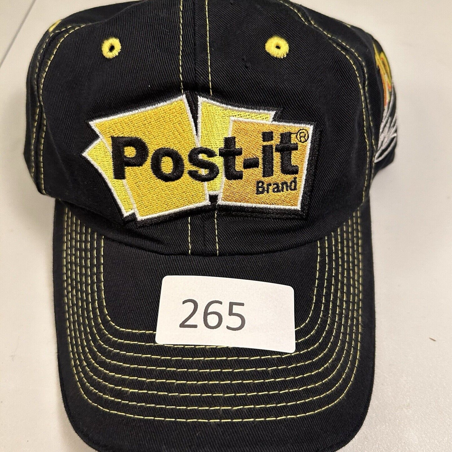 Nascar Post it Baseball Hat Cap Mens Strapback Black Canvas Greg Biffle #16