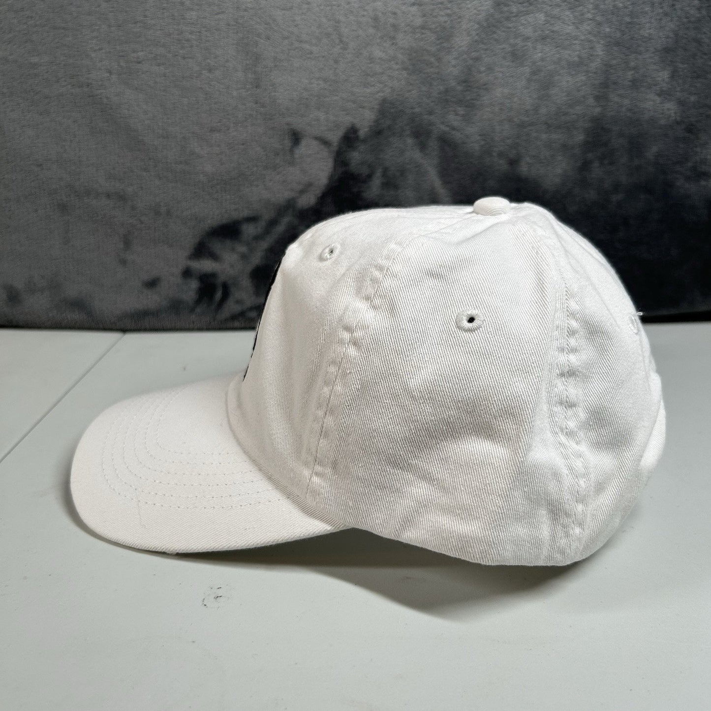 Fall Hunt Hat Cap Mens Strap Back White Black Hunter Hunting Dog Adjustable New