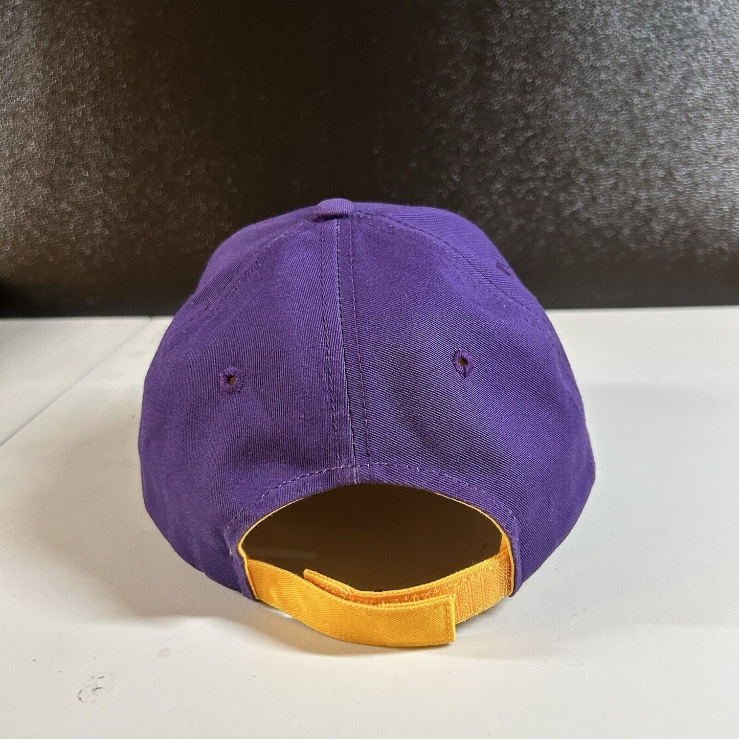 Minnesota Vikings Hat Cap Mens Strapback Purple Yellow Reebok NFL Football Y2K