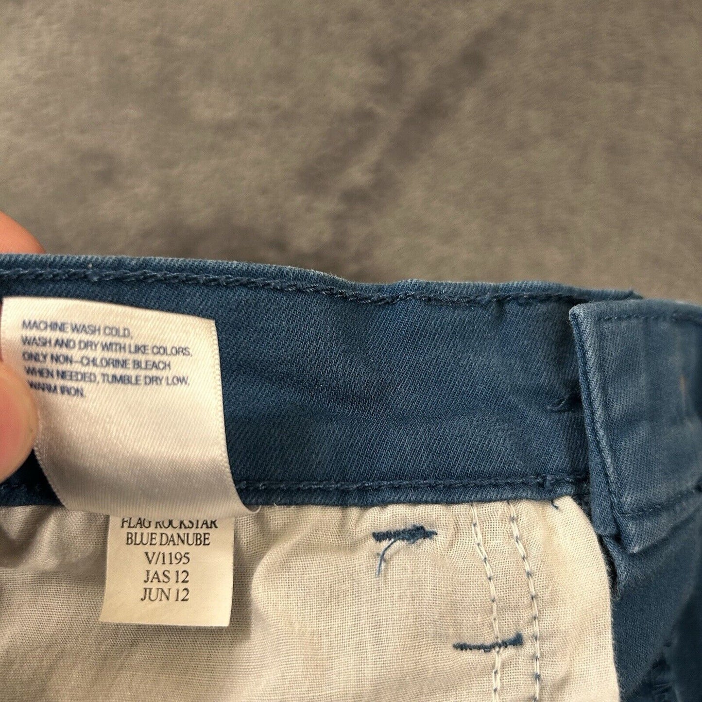 Old Navy Rock Star Pants Womens 4 25x28" Blue Jeans Stretch 5 Pocket Casual