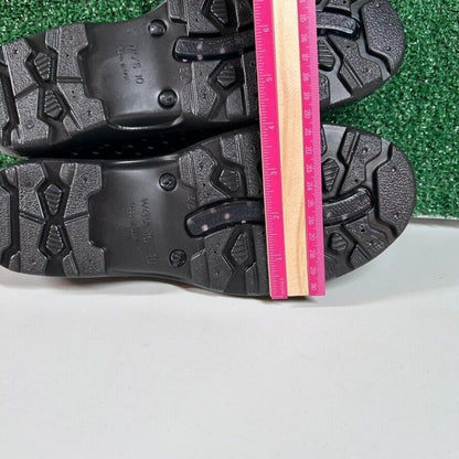 Sloggers Waterproof Garden Shoes Clogs Polka Dot Rain Shoe Black White Womens 10