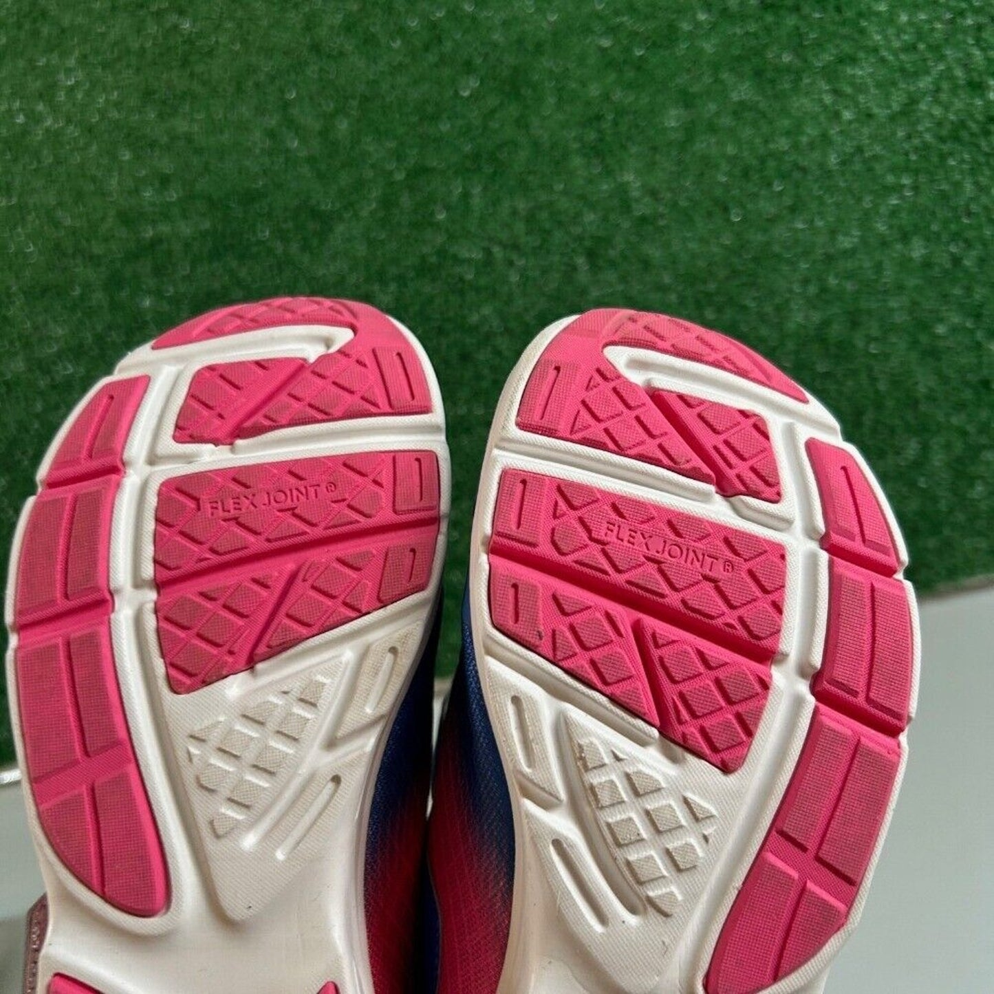 Tsukihoshi Kids Racer Sneakers Pink & Blue Hook and Loop Closure Youth 3Y